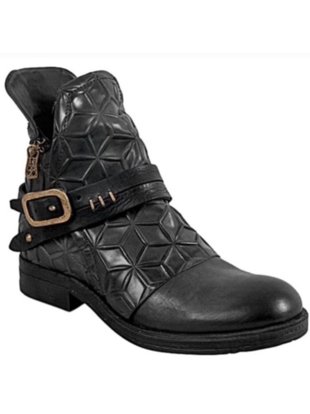 A.S. 98 Isha Leather Booties 39